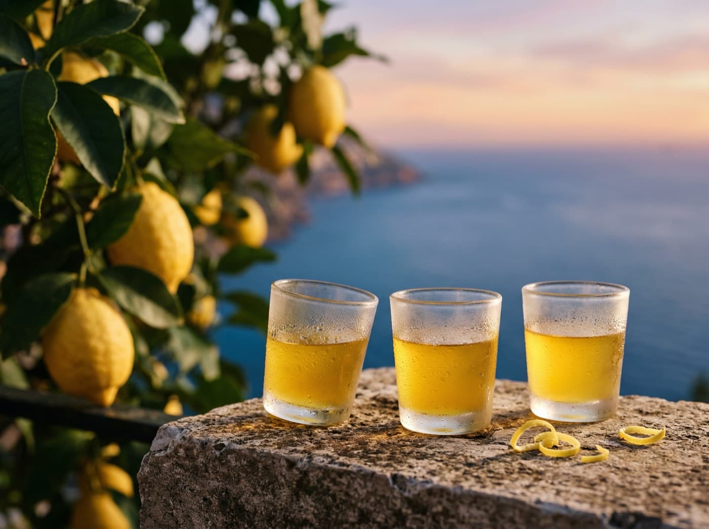 Limoncello-Verkostung