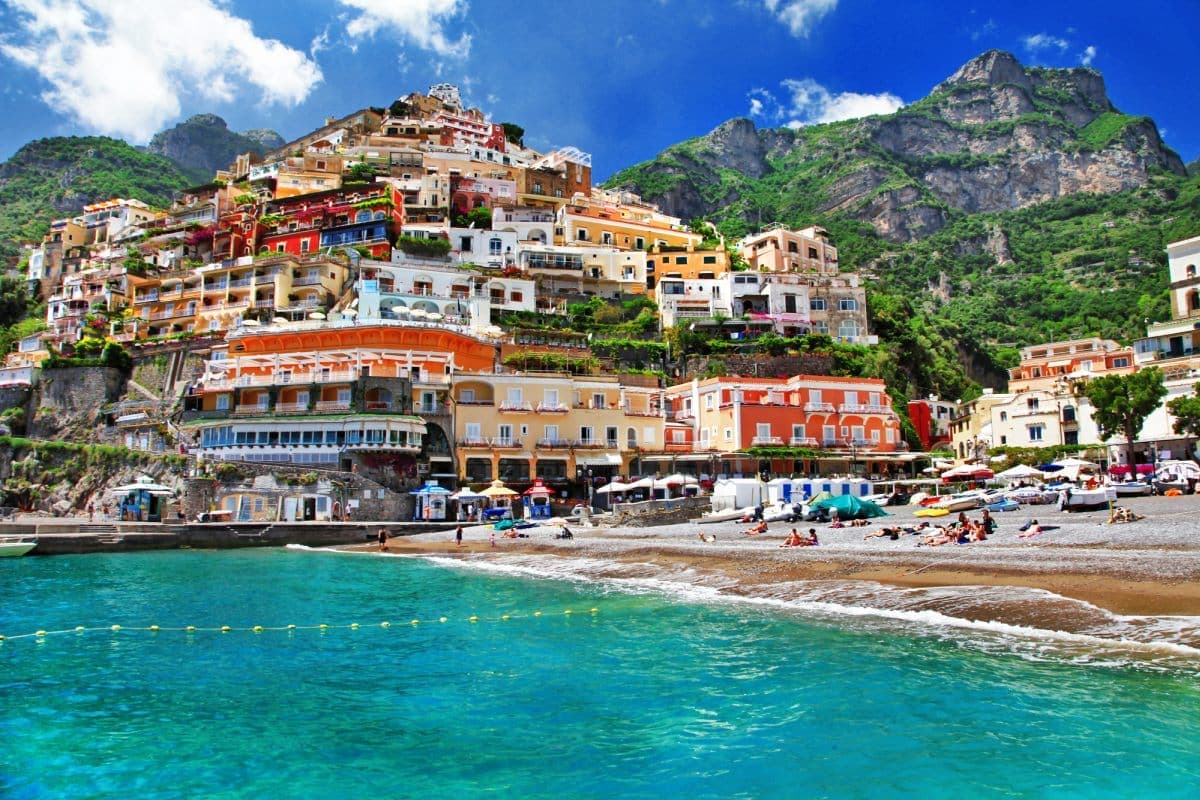 Positano coastline