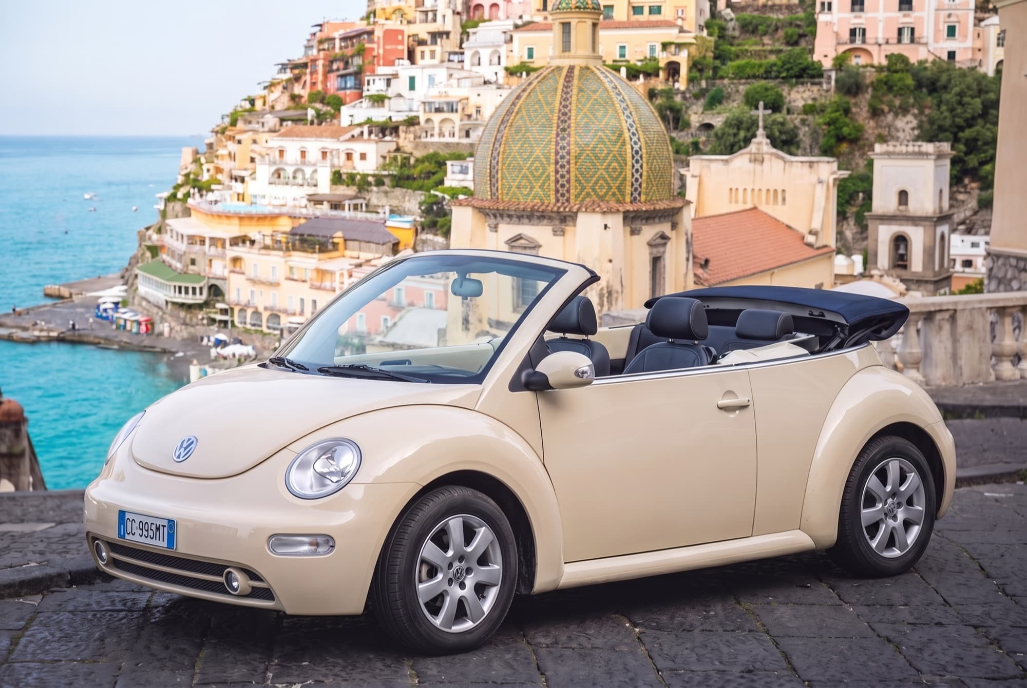 Photo of Volkswagen New Beetle Cabrio Beige - , photo 4