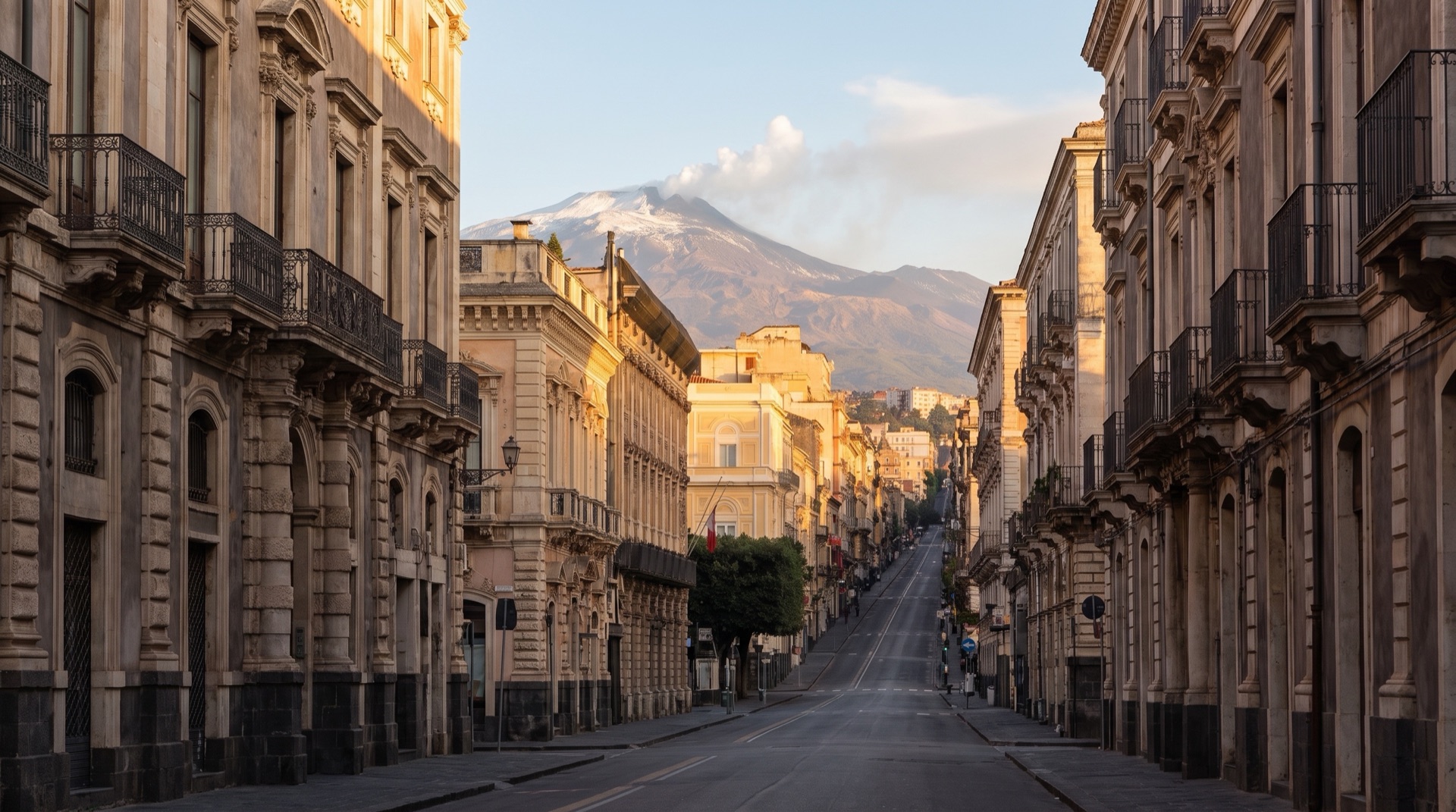 The road between Catania Fontanarossa airport and the city, the four-kilometre urban stretch covered by the Alibus